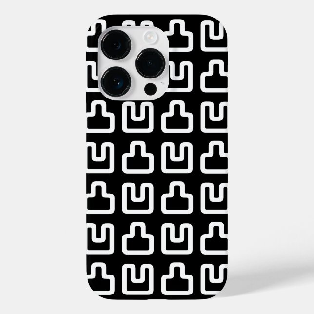 凸凹 Dekoboko でこぼこ Case-Mate iPhone Case (Back)
