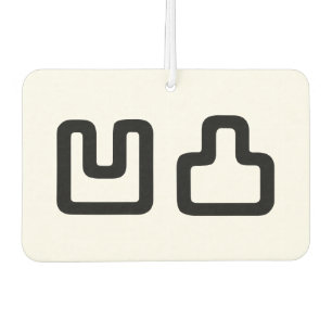 凹凸 Outotsu おうとつ Car Air Freshener