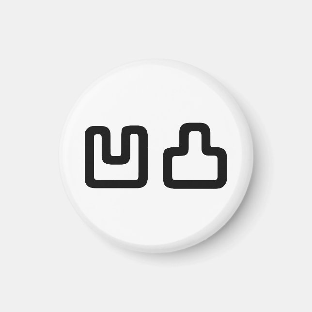 凹凸 Outotsu おうとつ Magnet (Front)