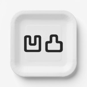 凹凸 Outotsu おうとつ Paper Plate