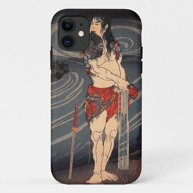 刺青の男, 国芳 The Tattoo Guy, Kuniyoshi, Ukiyo-e Case-Mate iPhone Case (Back)