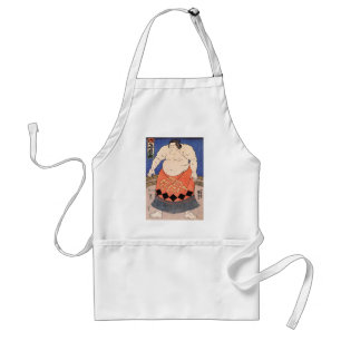 力士, 国芳 Sumo Wrestler, Kuniyoshi, Ukiyo-e Standard Apron