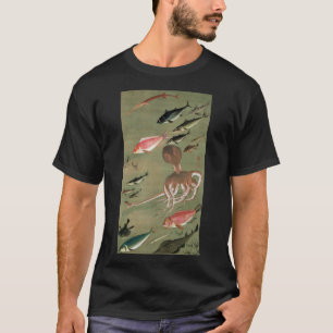 動植綵絵(27)諸魚図, 伊藤若冲 T-Shirt