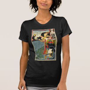 化け猫, 豊国 Monster Cat, Toyokuni, Ukiyo-e T-Shirt