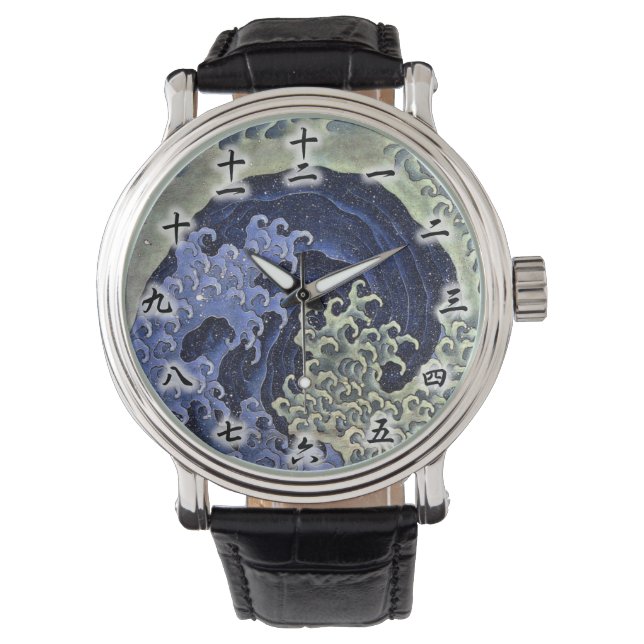 北斎の波, 北斎 Hokusai Wave, Hokusai, Japan Art Watch (Front)