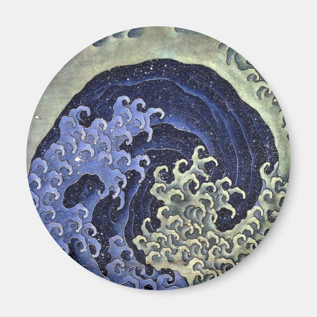 北斎の波, 北斎 Hokusai Wave, Hokusai Magnet (Front)