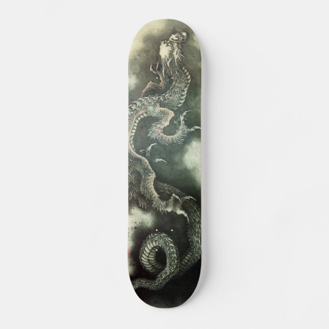 北斎の龍, 北斎 Hokusai Dragon, Hokusai, Art Skateboard (Front)
