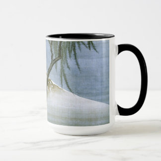 北斎 Boy & Mt Fuji Fine Art Mug