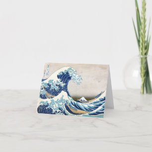 北斎 Great Wave Off Kanagawa Hokusai Fine Art Card