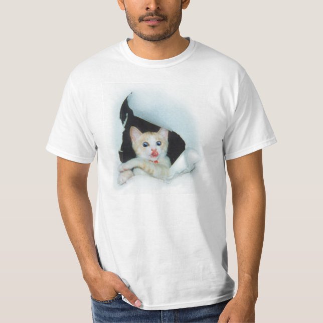 可愛い猫["Be with you." a cat 'kawaii'] T-Shirt (Front)