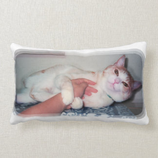 可愛い猫["You can hold me often" a cat 'kawaii'] Lumbar Cushion