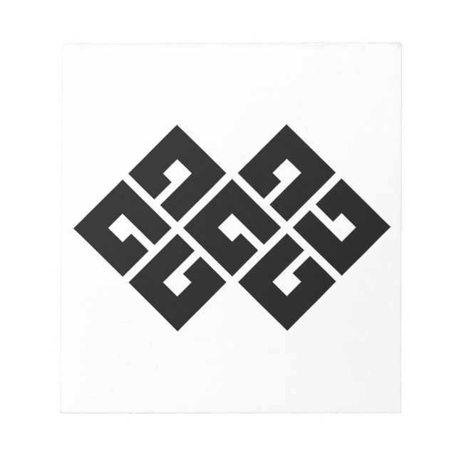 四つ目結二つ NOTEPAD (Front)