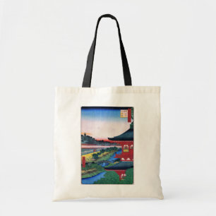 増上寺, 広重 Red Temple, Hiroshige, Ukiyo-e Tote Bag