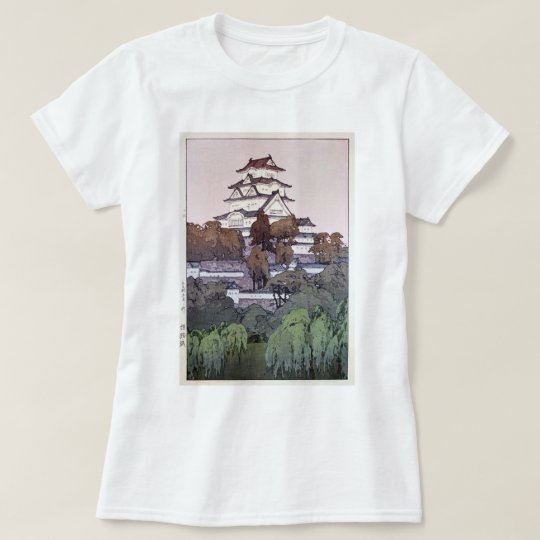 姫路城, Himeji Castle, Hiroshi Yoshida, Woodcut T-Shirt