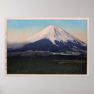 富士十景 吉田村, Ten views of Fuji, Yoshida vil.,Yoshida Poster