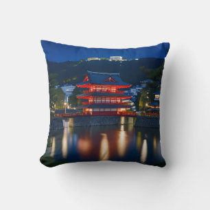 富士山と紅葉( Mount Fuji and autumn leaves) Cushion