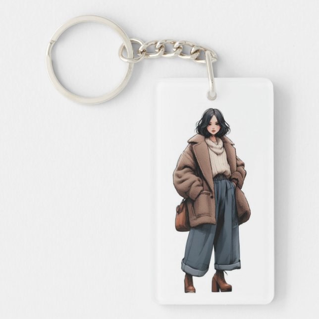川島 陽菜 (kawashima haruna) key ring (Front)