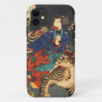 忍者と虎, 芳年 Ninja Hero & Tiger, Yoshitoshi, Ukiyo-e