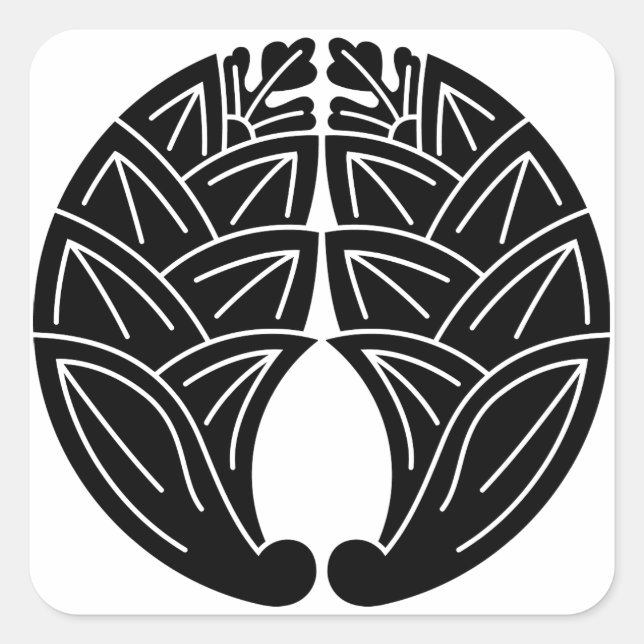 抱き茗荷 SQUARE STICKER (Front)