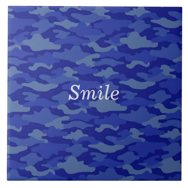 文 字 カ ス 迷 タ(ム) 彩(ル)) CERAMIC TILE (Front)