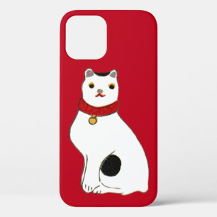 日本の猫の人形, Doll of The Japanese Cat iPhone 12 Case