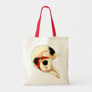 日本猫, 国芳 Japanese Cat, Kuniyoshi, Ukiyo-e Tote Bag