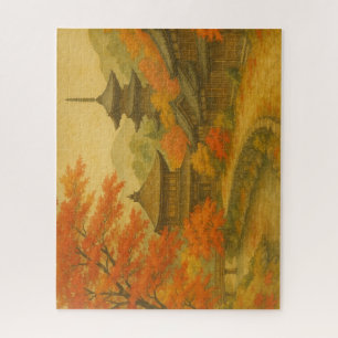 日本画の世界 ~紅葉と古都~ / Autumn Leaves and Ancient Cities Jigsaw Puzzle