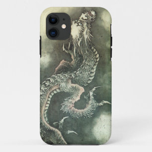 昇龍, 北斎 Mount Fuji and Dragon, Hokusai, Ukiyo-e iPhone 11 Case
