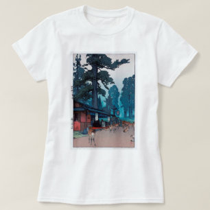 春日大社の鹿, Deer of Kasuga Shrine, Hiroshi Yoshida T-Shirt