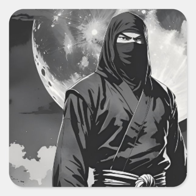 月下の密命（Gekka no Meimei） Square Sticker (Front)