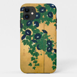 朝顔(部分), 其一 Morning glory(detail), Kiitsu iPhone 11 Case