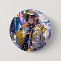 東京娘アイコン/Tokyo Gorl icon Badge | 東京娘 GenerativeAI