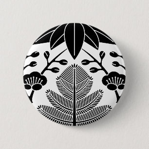 松竹梅 6 CM ROUND BADGE