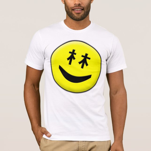 林 (Ling) Smiling T-Shirt (Front)