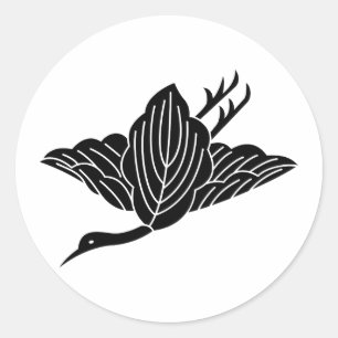 柏鶴 CLASSIC ROUND STICKER