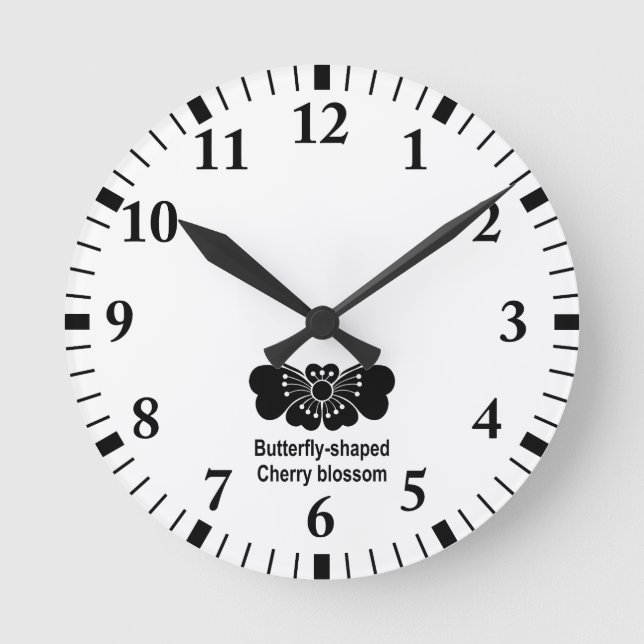 桜胡蝶 ROUND CLOCK (Front)