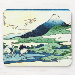 梅沢, 北斎 View Mt.Fuji from Umezawa, Hokusai, Ukiyo-e Mouse Pad