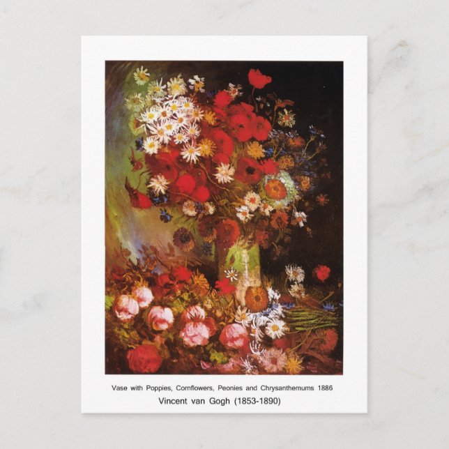 梵 高, Vincent Van Gogh Postcard (Front)