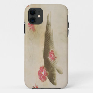 椿と鯉, 速水御舟 Camellia and Carp, Gyoshū iPhone 11 Case