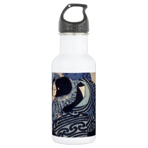 歌舞伎役者, 国芳 Kabuki Actor, Kuniyoshi, Ukiyo-e 532 Ml Water Bottle