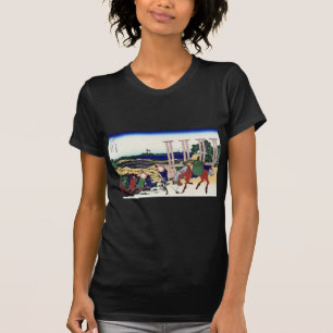 武州千住, 北斎 View Mt.Fuji from Senju, Hokusai, Ukiyo-e T-Shirt