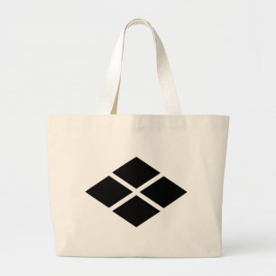 武田信玄 家紋, Takeda Shingen KAMON, Japan Large Tote Bag