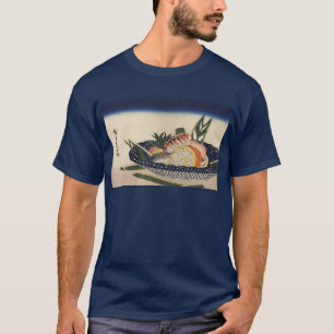 江戸前寿司, 広重 Sushi Bowl, Hiroshige, Ukiyoe T-Shirt