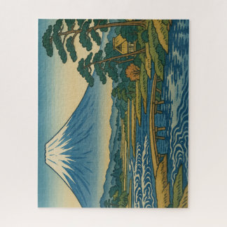 浮世絵風・富士山遠景 / Ukiyo‐e Style View of Mt. Fuji Jigsaw Puzzle
