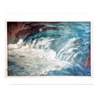 渓流, Rapids, Hiroshi Yoshida, Woodcut