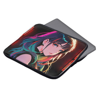 煌霞の少女【Radiant Haze Girl】 Laptop Sleeve