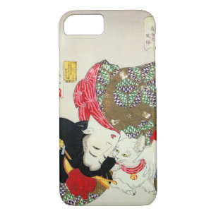 猫が好き, 芳年 I Love Cats, Yoshitoshi, Ukiyo-e iPhone 8/7 Case