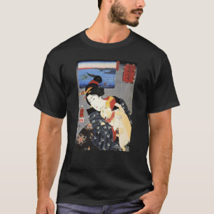 猫と女, 国芳 Cat and Woman, Kuniyoshi, Ukiyoe T-Shirt