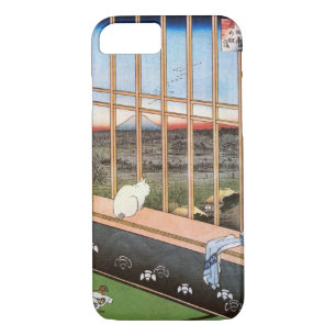 猫と富士山, 広重 Cat and Mount Fuji, Hiroshige, Ukiyo-e iPhone 8/7 Case