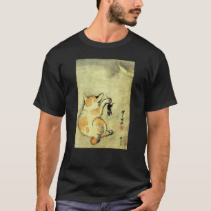猫と鼠, 暁斎 Cat and Mouse, Kyōsai, Ukiyo-e T-Shirt